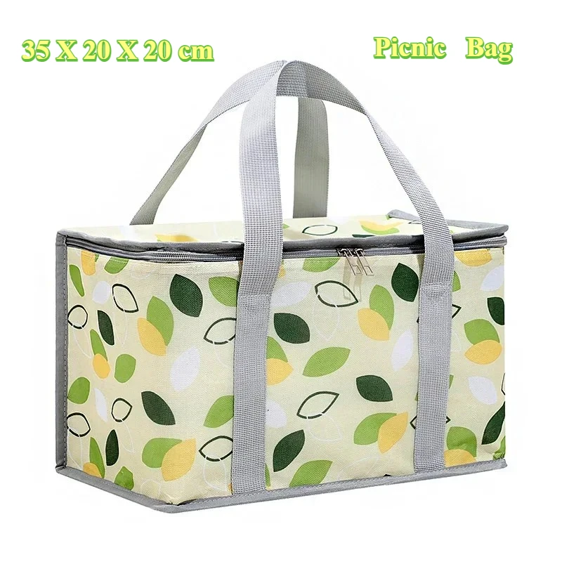 

New Large Capacity Picnic Bags,Portable Thermal Insulation Bag,Picnic Basket, Outdoor Hand Bags,Travel Camping Equipment