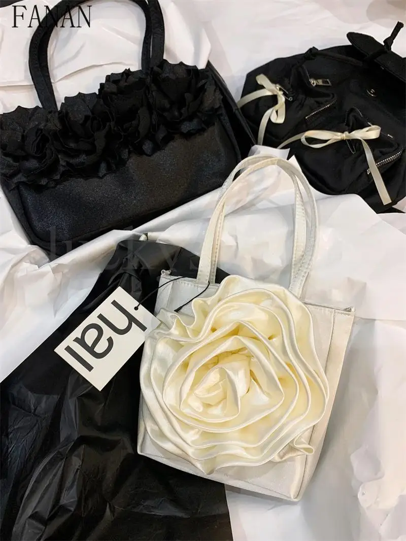 

Сумки с ручками сверху, новинка весны 2023, шелковая атласная женская модная универсальная ручная переноска, мини-портативная маленькая квадратная сумка для женщин