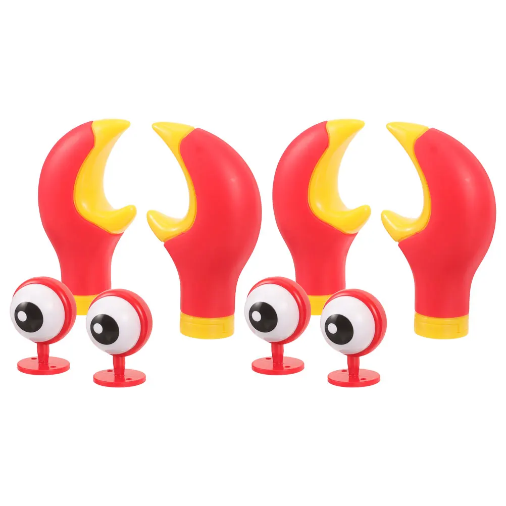 

Crab Decoration Big Googly Eyes Self Adhesive Motorcycle Electric Bike ABS Durable Stylish Easy Installation Unique
