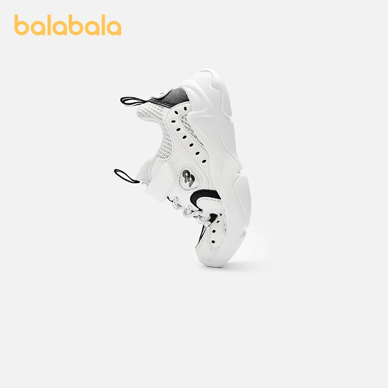 Balabala Kids Shoes Boys Girls Sports Shoes Running Shoes 2024 Spring Autumn New Shoes Breathable Mesh Sneakers a Dad Shoe Style