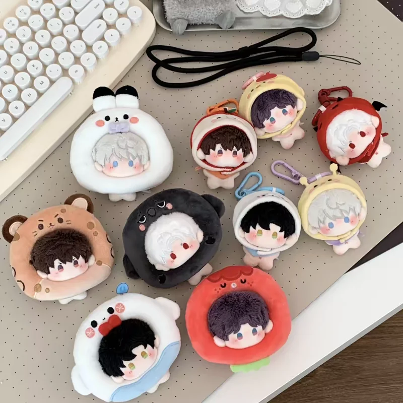 Love and Deepspace Rafayel Xavier Sylus Game Soft Nunu Body Cloak Drool Towel Clothes Dressing Up Bag Charm Keychain Plush Gift