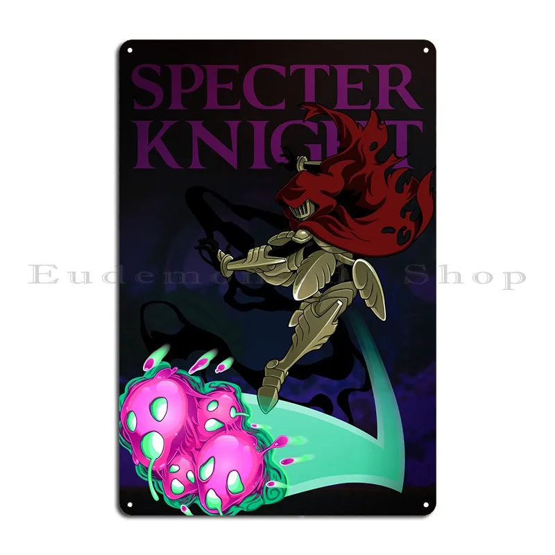 Specter Knight Metal Signs Vintage Painting Iron Garage Wall Mural Tin Sign Poster