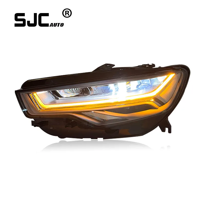 

SJC Auto Car Accessories LED Head Lights for A6 A6L 12-18 Headlight Assembly Modified Full LED C7 Car Lighting Systems