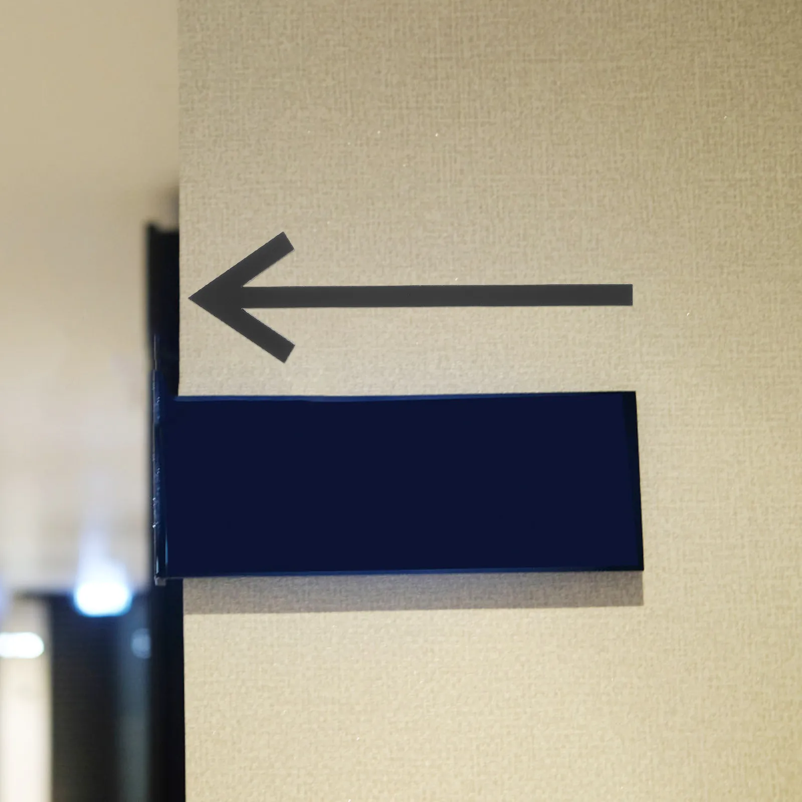 Acrylic 8 Inch Self Adhesive Arrow Directional Sign Outdoor Yard Mailbox Front Door Wedding Event Wayfinding Sticker