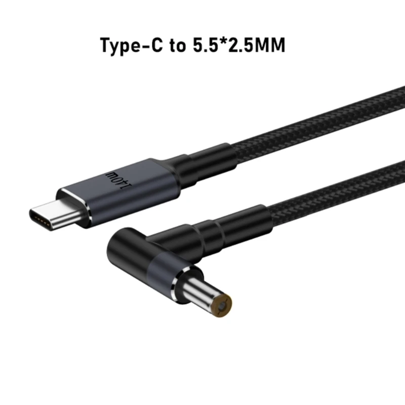 

140W USB C PD Type C to DC5.5x2.5mm/6.0x3.7mm/7.4x5.0mm/5.5x2.1mm/4.5x3.0mm