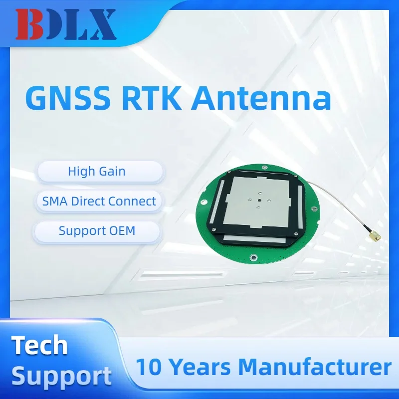 

High Precision GPS GNSS RTK Antenna Internal Active BDS/GPS/Galileo/Glonass for UAV Drone/Car/Boat/Vehicle/IoT Navigation System