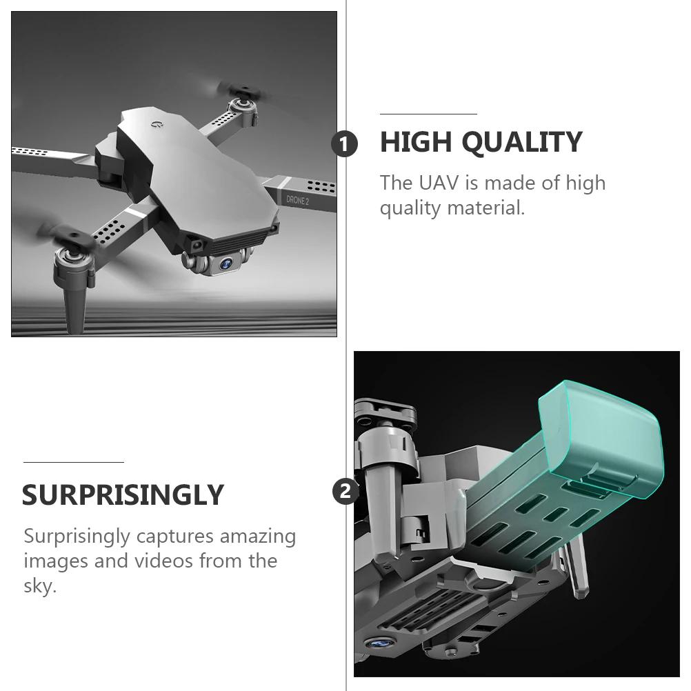 

Plastic 4K Camera Foldable Long Flight Time Drone Compact Size Quadcopter Aerial Photography Remote Control Aircraft