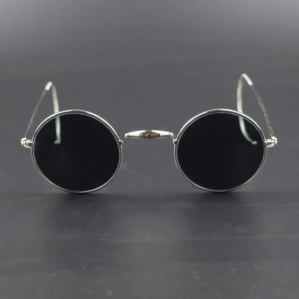 Vintage Round Reading Glasses Gray Black Sunglasses Antique Spring Flexible Wire Rim Retro Men Women +150 +175 +2 +225 +250 +350