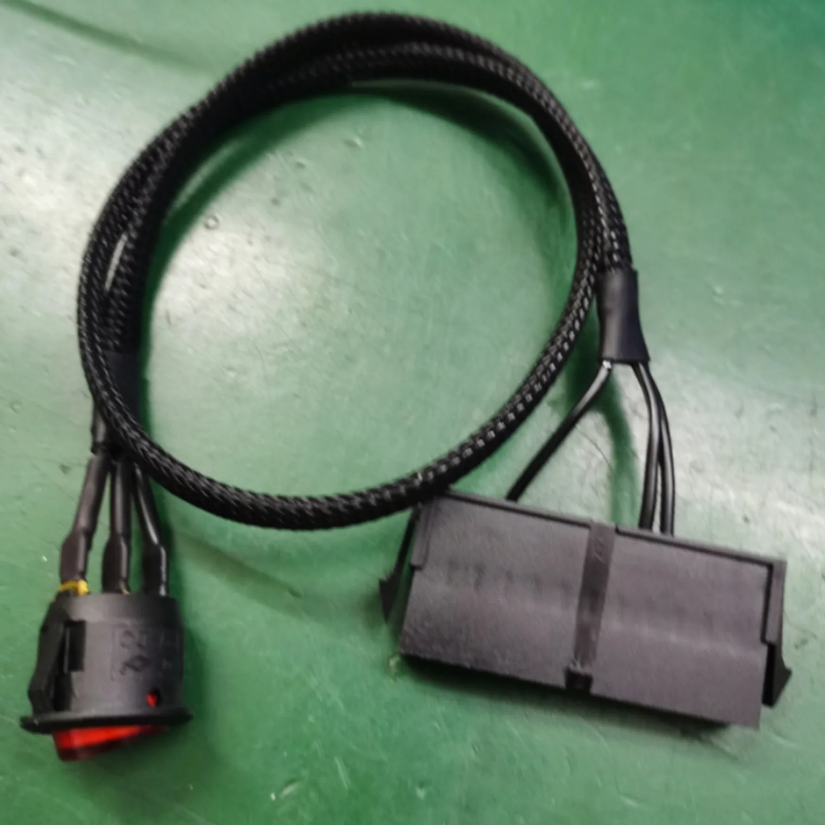 Delicate Texture-3X 24-Pin Female ATX PSU PC Power Supply Starter Tester Start Up Jumper Ridge Cable With ON/OFF Switch,50Cm