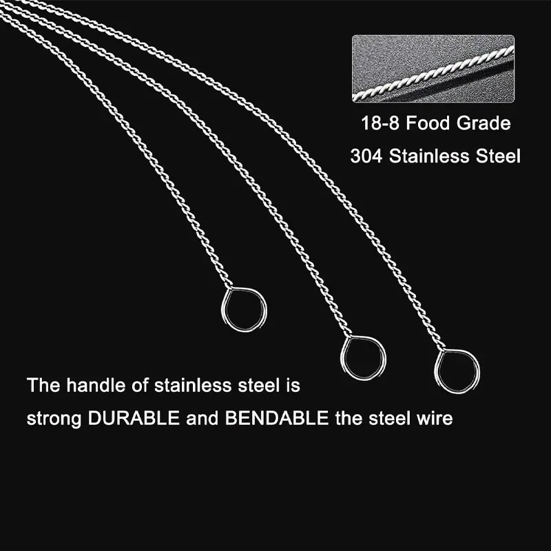 2–10-teiliges Strohhalm-Reinigungsbürsten-Set, Nylon-Röhrenbürste mit Edelstahlgriff, wiederverwendbar für Babyflaschen, Strohhalme, schmale Röhren – Detail 3