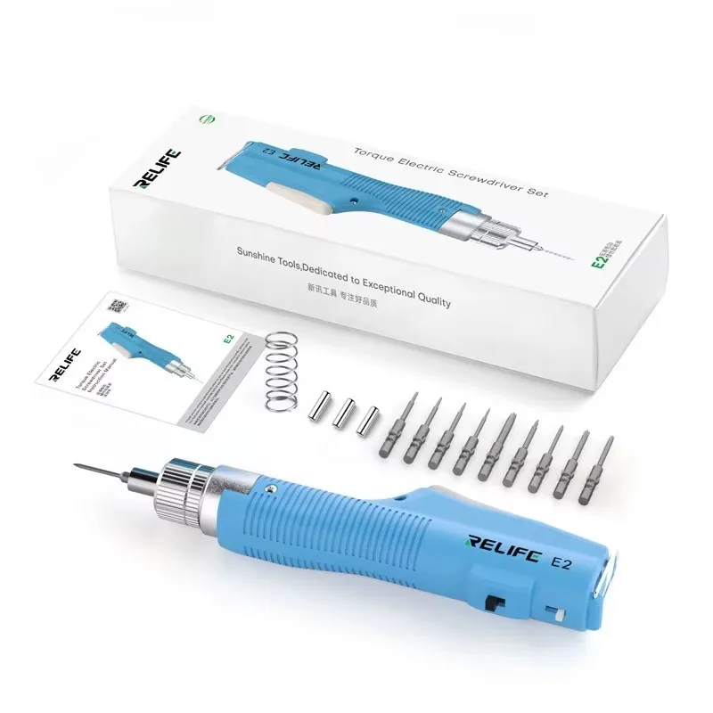 E2 Torque Electric Screwdriver Set Multi-speed Adjustable Torque Electric Screwdriver for Mobile Phone Screw Disassembly - view 4