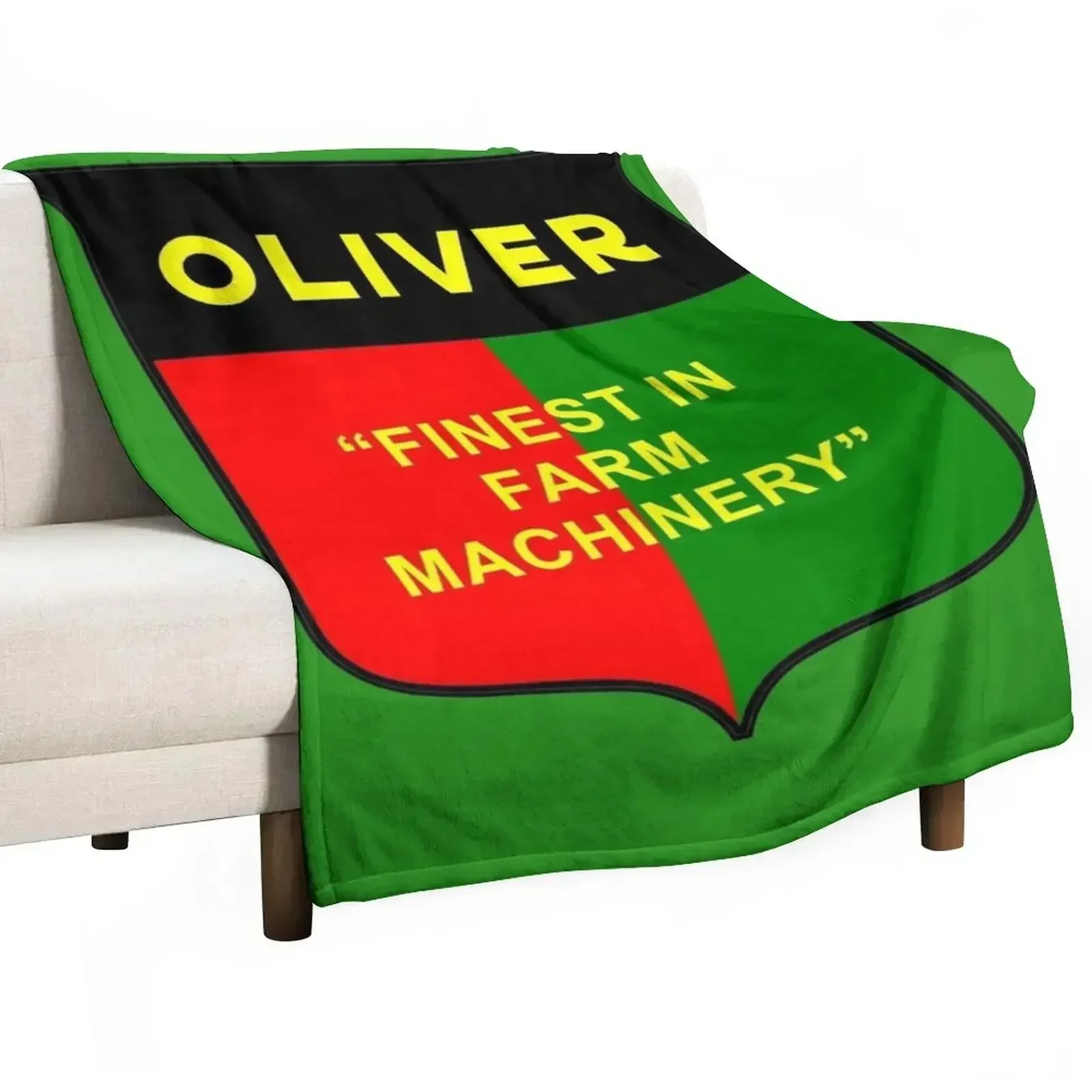 Oliver Tractor Throw Blanket Decorative Beds For Baby Comforter Blankets