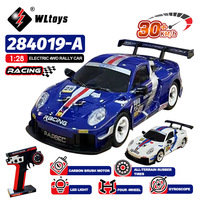 WLtoys 284019-A 284191 1:28 2.4G RC Car With LED Lights 4WD Gyro 30KM/H Remote Control Car Off-Road Drift Vehicle Toys For Kid