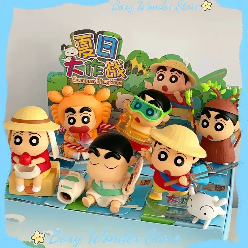 

Подлинный запасной карандаш Шин-Чан, летняя серия для игр, милые фигурки, настольные украшения, интересные игрушки, подарки на день рождения