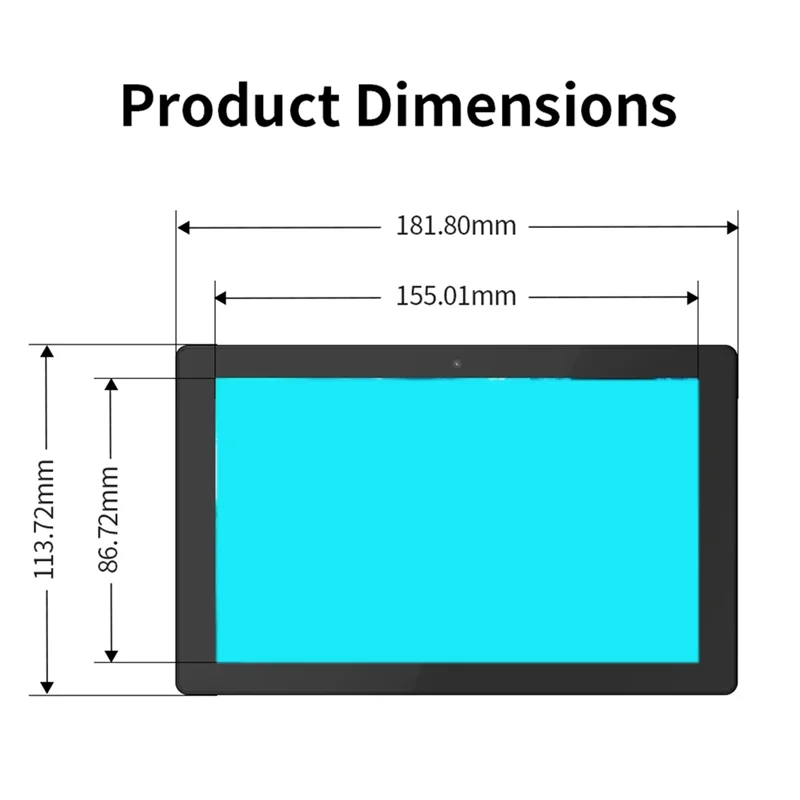 شاشة CABE تعمل باللمس ESP32-C6 7 بوصة 1024X600 IPS تعمل باللمس بالسعة ESP32P4 مع مبيت وكاميرا معالج ثنائي النواة