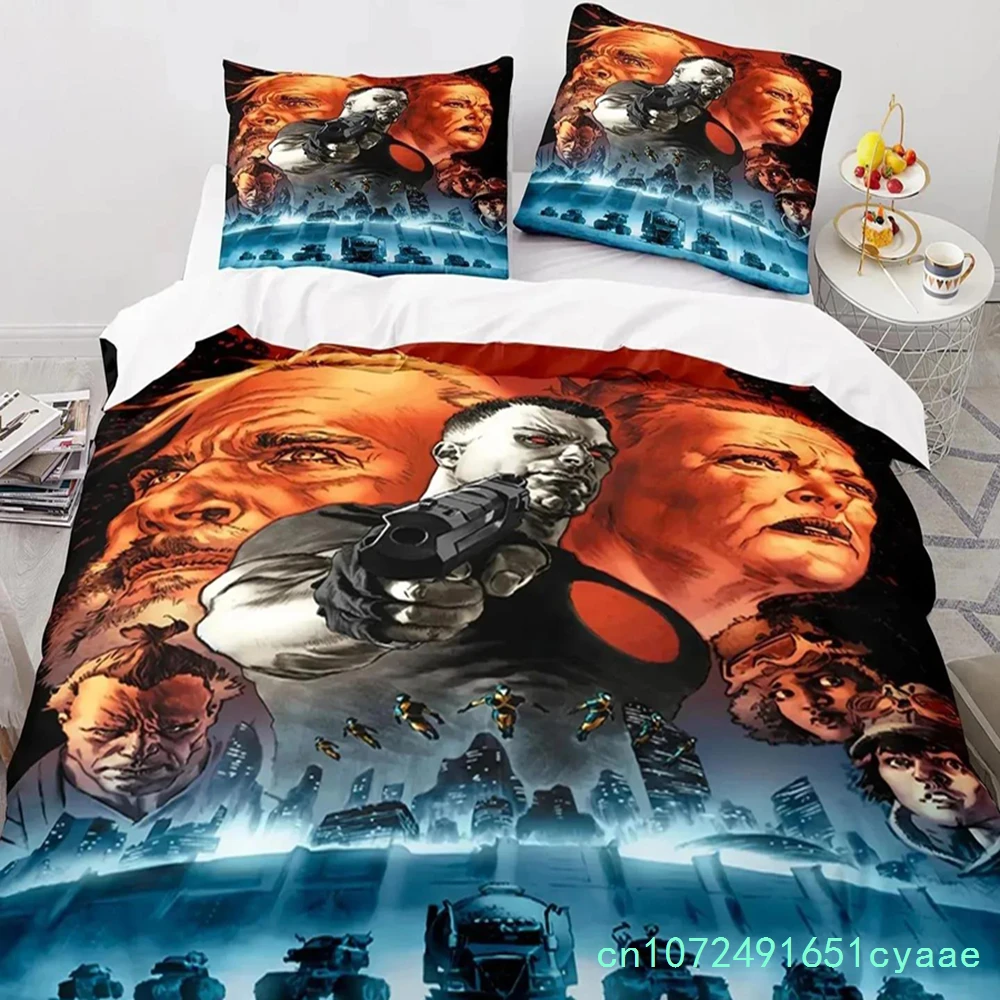 Game BloodShot Blood Warrior Bedding Set Boys Girls Twin Queen Size Duvet Cover Pillowcase Bed Boys Adult Home Textileextile