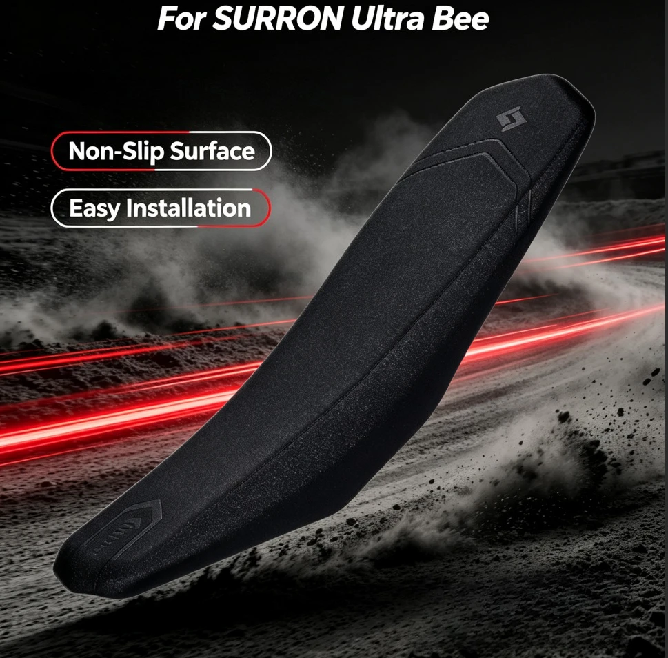 GYR Complete Seat Assembly For Ultra Bee Electric Dirt Bike Black Waterproof Heat‑Insulated Non‑Slip Cushion Replacement Parts