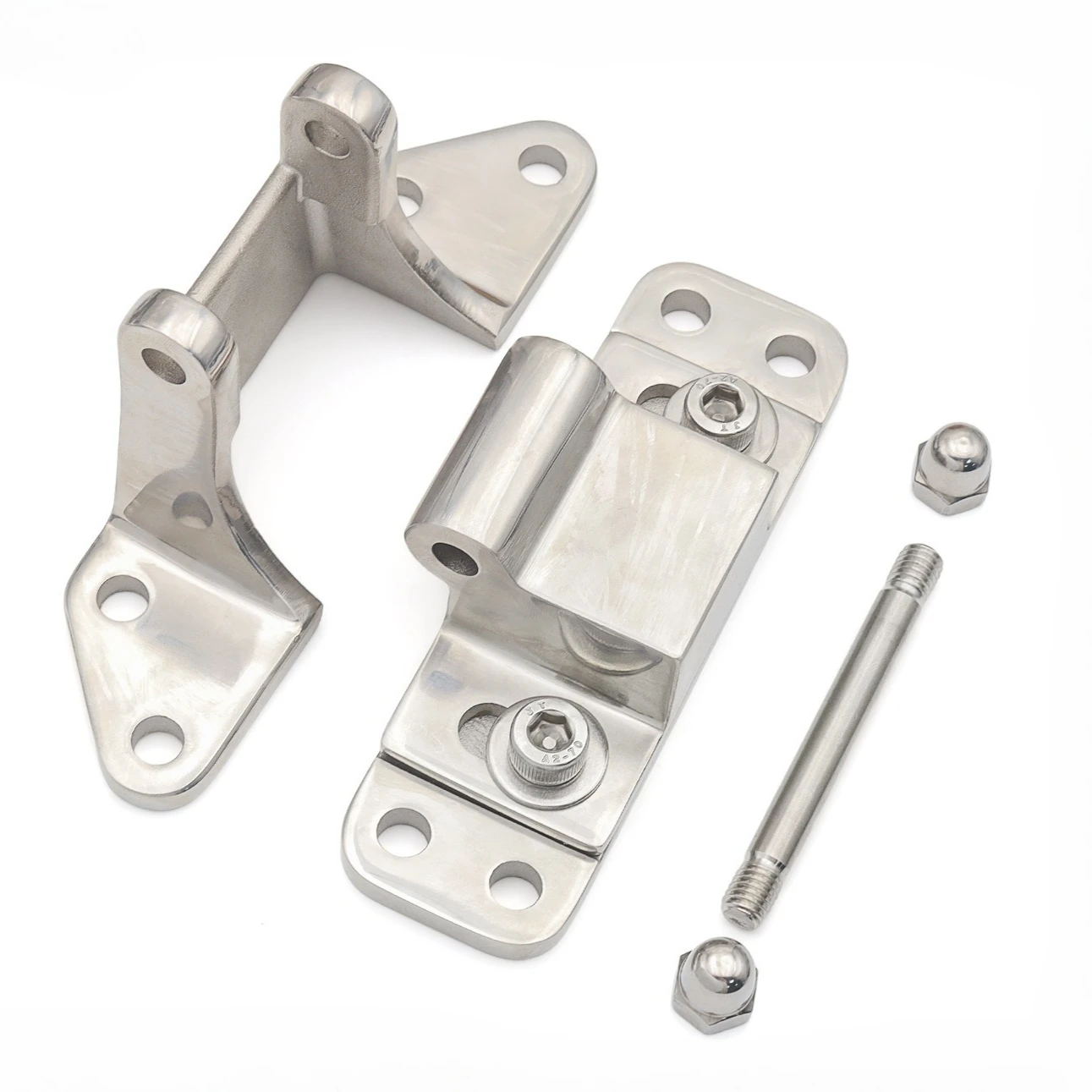 304 stainless steel industrial oven 180 degree hinge protruding door installation, high and low cold storage hinge heavy-duty