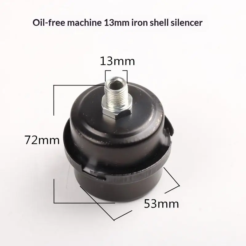 1 Stück 13/16/20 mm Metall-Luftfilter, ölfreier Schalldämpfer, Luftkompressorfilter, Schalldämpfer, Zubehör für Luftkompressorpumpen – Detail 10