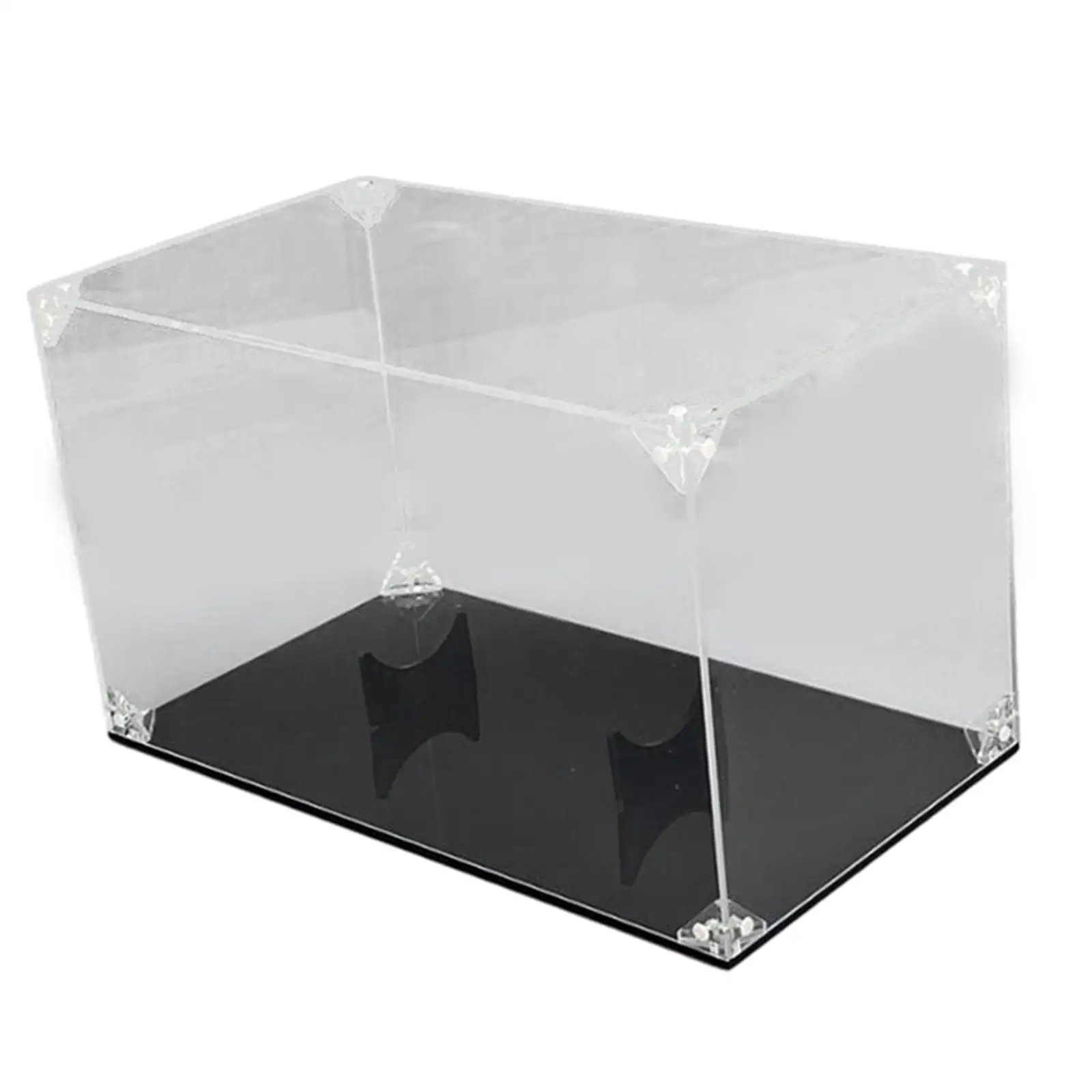 

Clear Acrylic Football Display Case Showcase Box Football Storage Box Stand