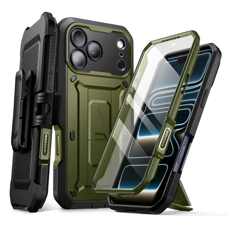SUPCASE For iPhone 17 Pro Max Case 6.9" (2025) UB Pro Full-Body Heavy Duty robuuste telefoonhoes met ingebouwde schermbeschermer