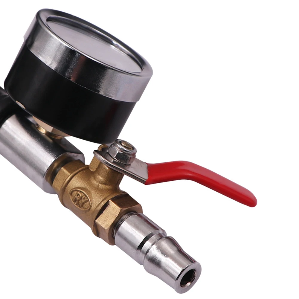 Pressure test switch tire inflatable nozzle crank durable car large truck copper head valve core valve nozzles single head wrenc