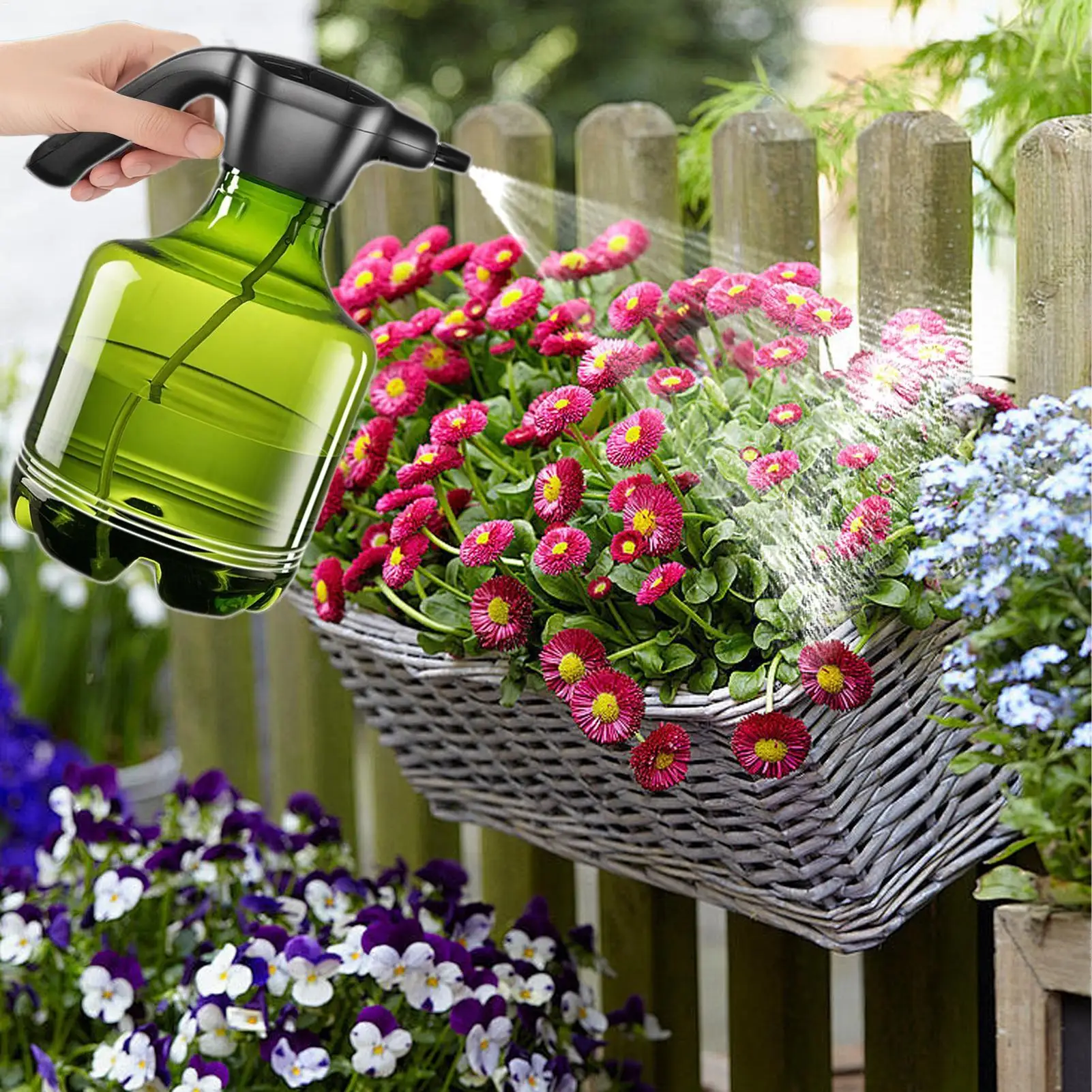 

Electric Watering Can Electric Watering Bottle For Plants 3000ml Rechargeable Automatic Irrigation Tool For Gardening House