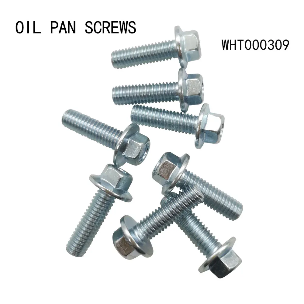 8Pcs Oil pan screws WHT000309 For VW Passat Lavuda POLO Tiguan Touran Audi Q3 A3 S3 TT Skoda Fabia
