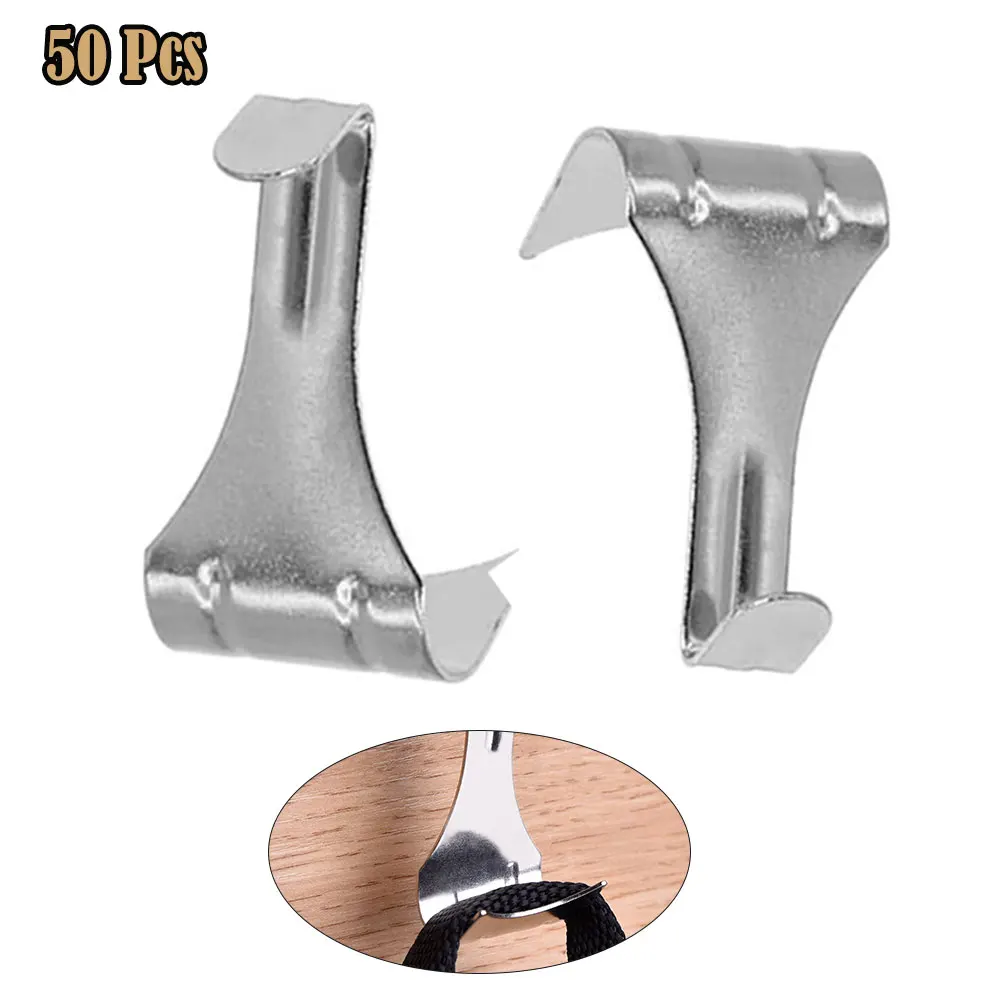 50Pcs S Shape Moulding Hooks Picture Photo Painting Rail Hanging Frame Wall Hook Art Gallery Display Hanging Accessories