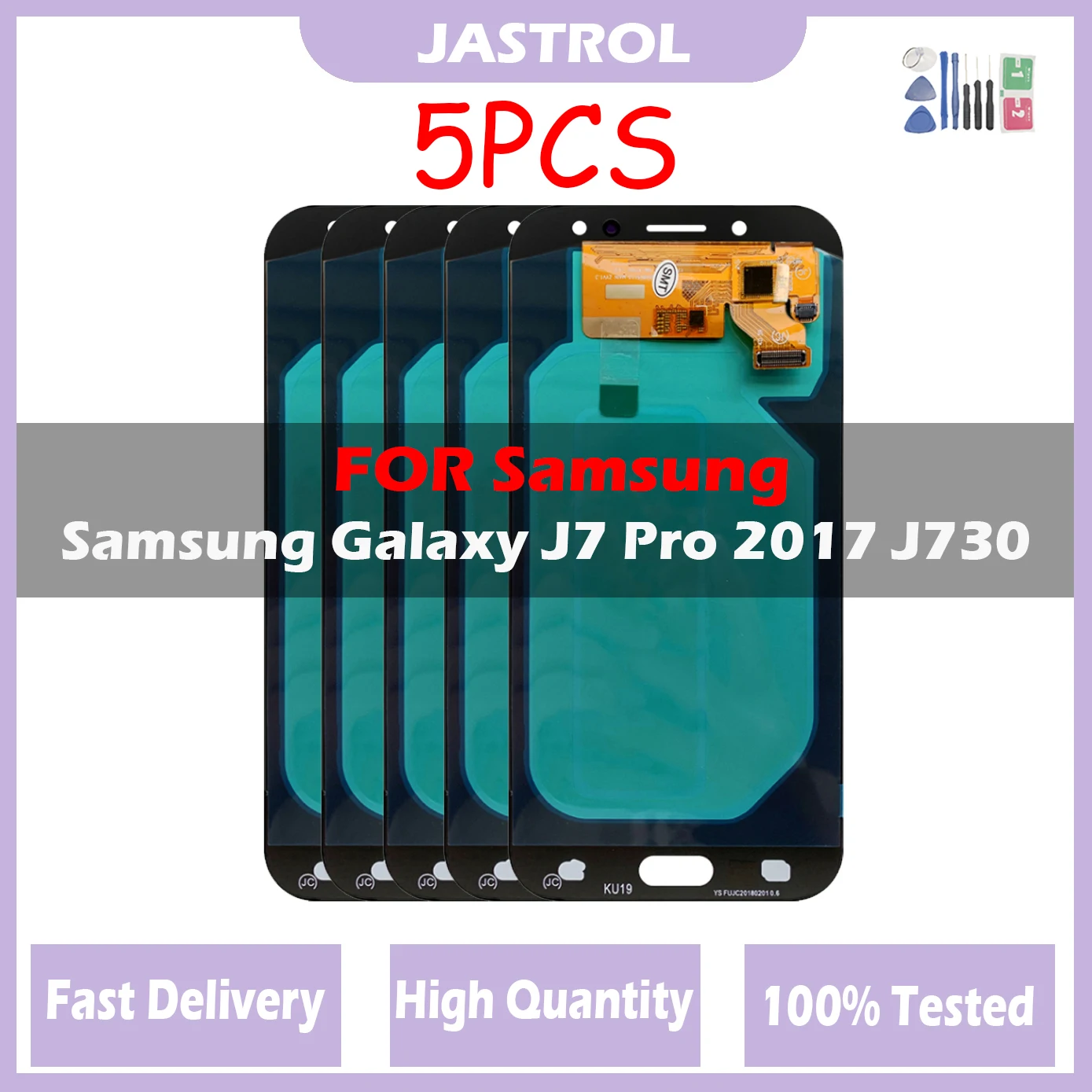 

Amoled LCD Display For Samsung J730 LCD For Samsung Galaxy J7 Pro 2017 LCD Display Screen Digitizer Assembly J730F SM-J730FM