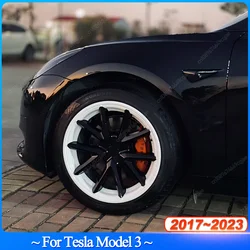 4Pcs For Tesla Model 3 2017-2023 HubCap 18 Inch Performance Wheel Cap Full Rim Cover Parts Replacement Bodykits Tuning