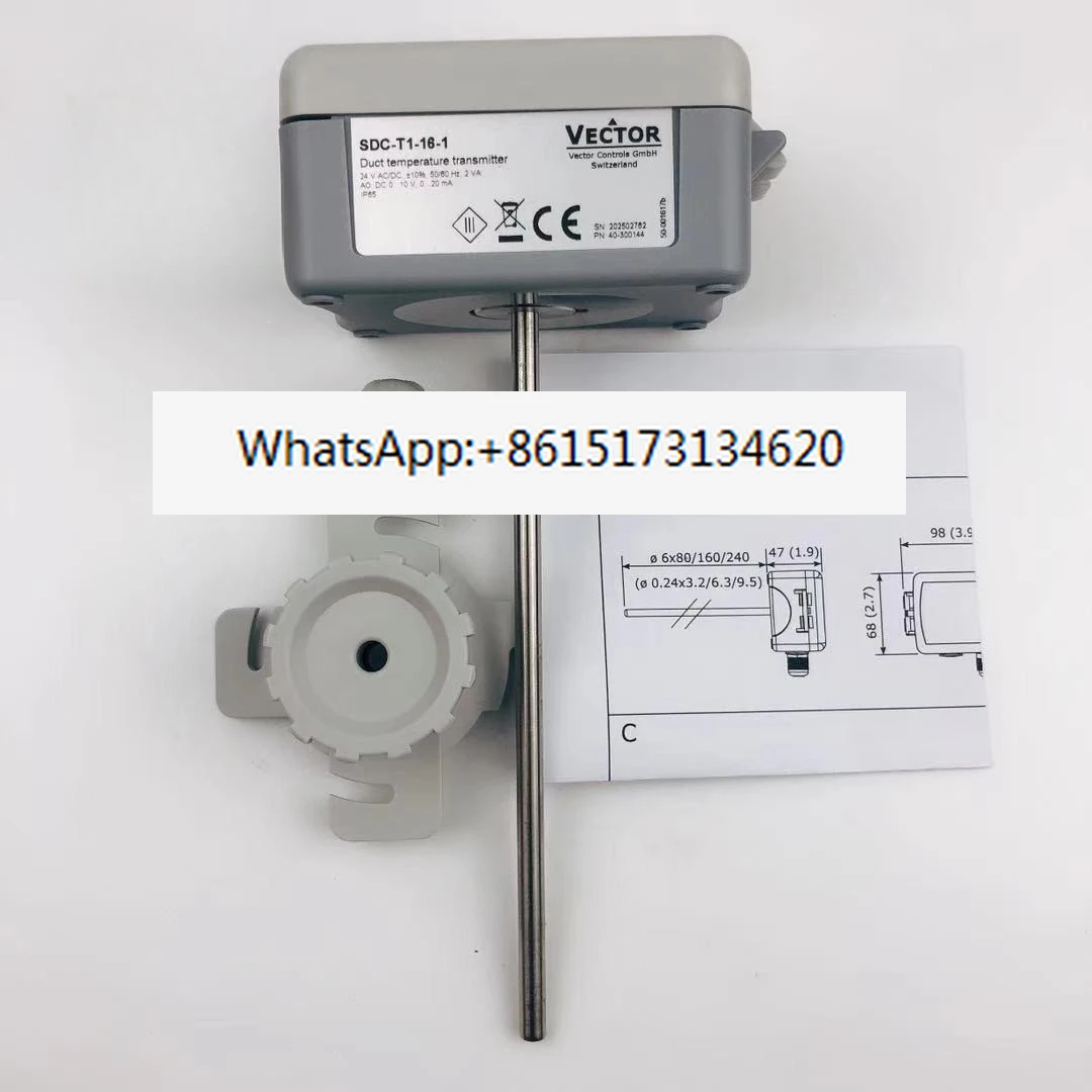 Temperatura e umidade Sensor, ar tipo duto, SDC-H1, T1-08, 16, 24