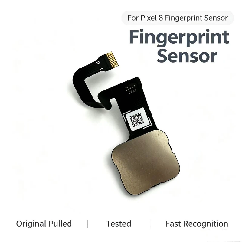 Pulled Fingerprint Sensor Flex Cable For Google Pixel 8 Used Dismantled Touch ID Fingerprint Module Replacement Repair Part