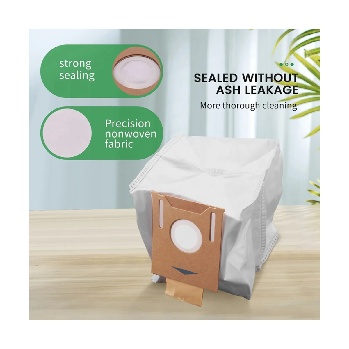 DEEBOT OZMO 진공 먼지 봉투, 로봇 진공 부품, T8, T8 Max, T8 시리즈, T9 시리즈, N8, N8 프로, 7 팩