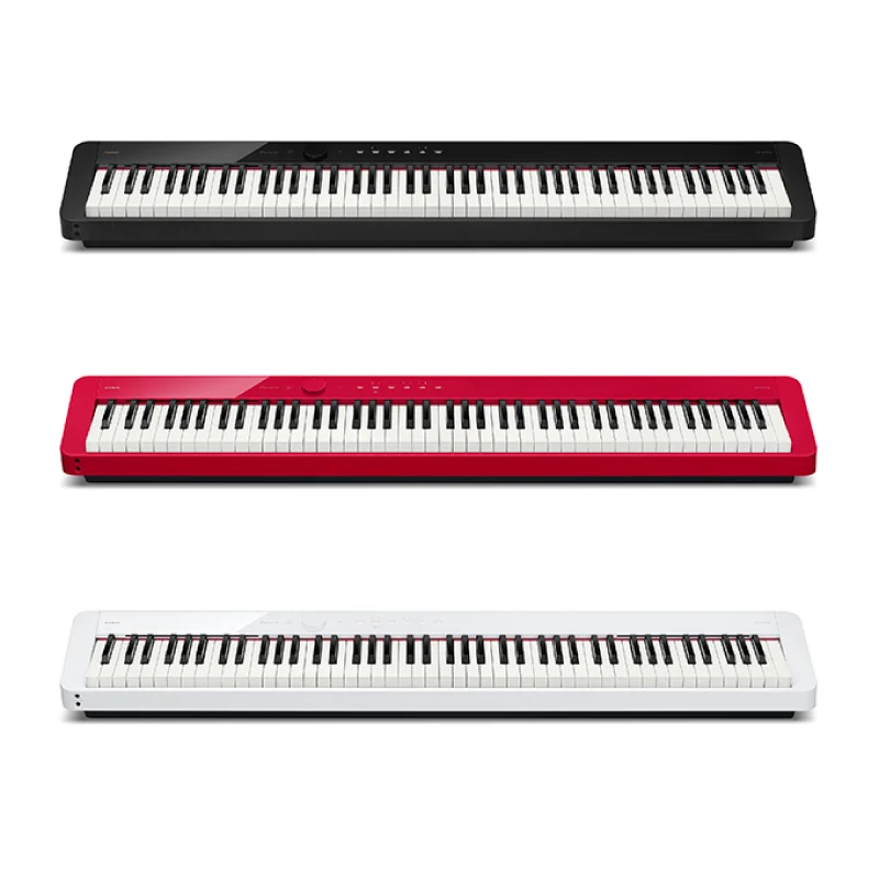 بيانو رقمي CASIO Privia PX-S1100 مزود بمطرقة بمقياس 88 مفتاحًا، وMIDI بلوتوث، وتصميم محمول فائق النحافة #2