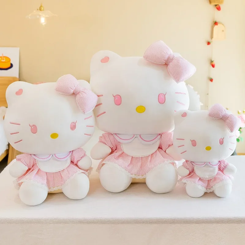 

Sanrio Hello Kitty Kuromi Melody Cinnamoroll Plush Toys Lolita Kawaii Baby Gifts Christmas Stuffed Toys Children Dolls For Kid
