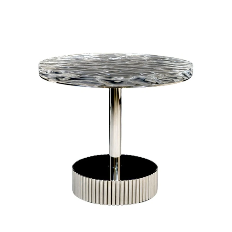 

Crystal water ripple corner few creative acrylic edge few light luxury round modern simple style