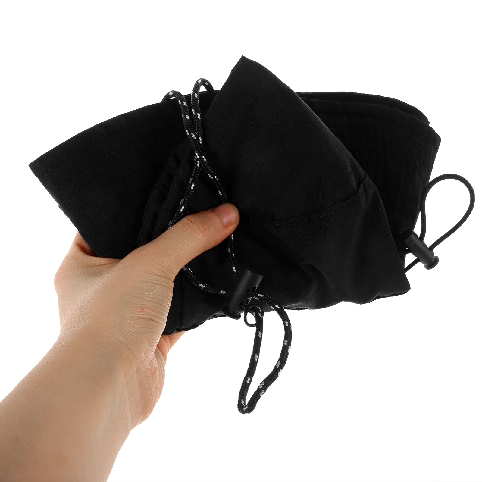 

Black Large Bucket Sun Protection Beach for Men Bucket Hat Ornament Women Outdoor Summer Breathing Fisherman Hat