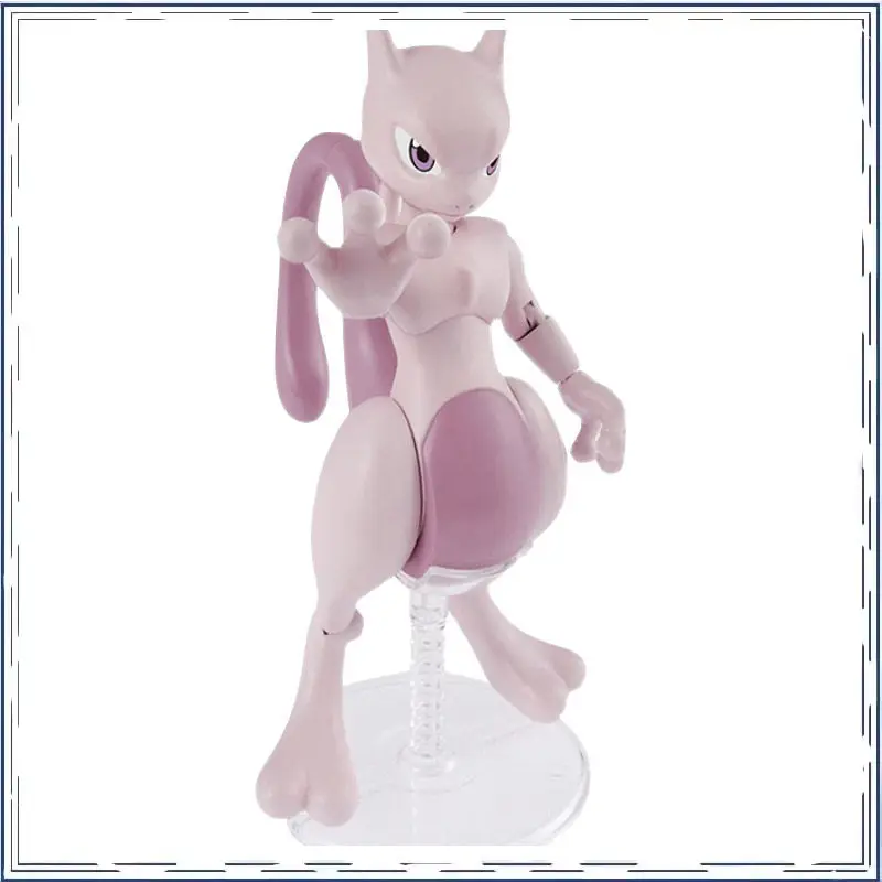 

Mewtwo Pokémon Assembly Model Anime Figures Two-dimensional PVC Model Ornament Collectible Toy