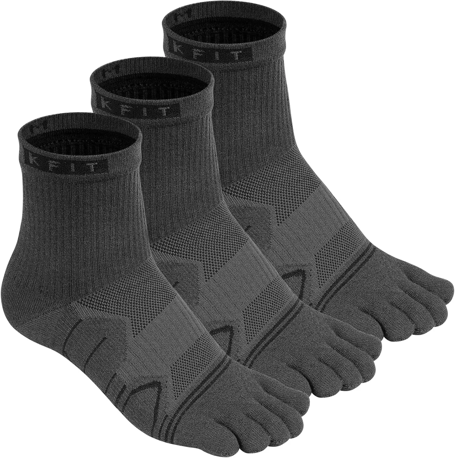

Toe Socks for Men Women Running COOLMAX Athletic Ankle Five Finger Socks Breathable Moisture-wicking comfy 3 Pairs