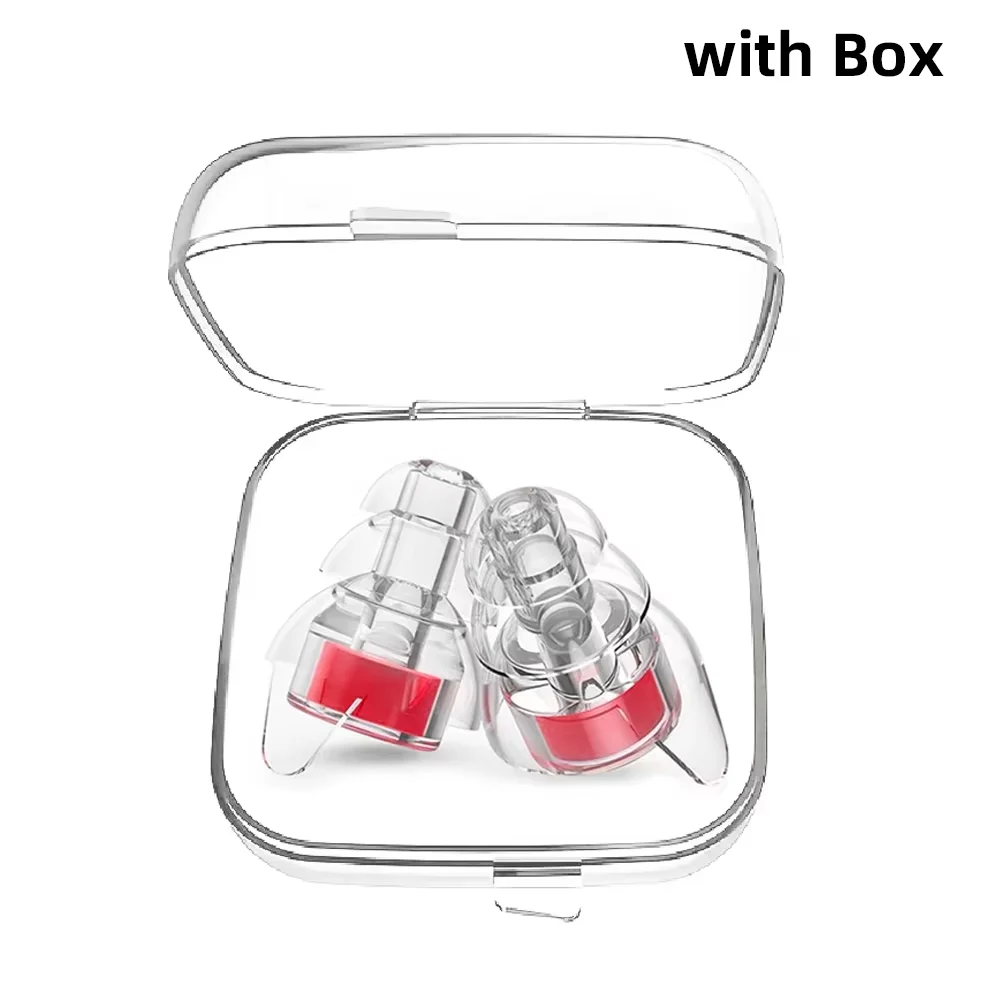 

HUAK High-Fidelity Ear Plugs Reusable Noise-Reducing Earplug for Sleep Travel Noise Sensitivity Hearing Protection