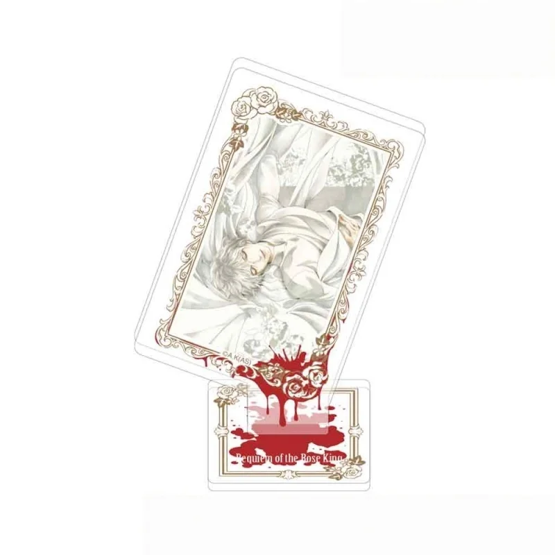 Rectangle Acrylic Figure Stand Model Keychain Anime Requiem of the Rose King 15CM Richard/Cecily Neville/Edward Room Decorat