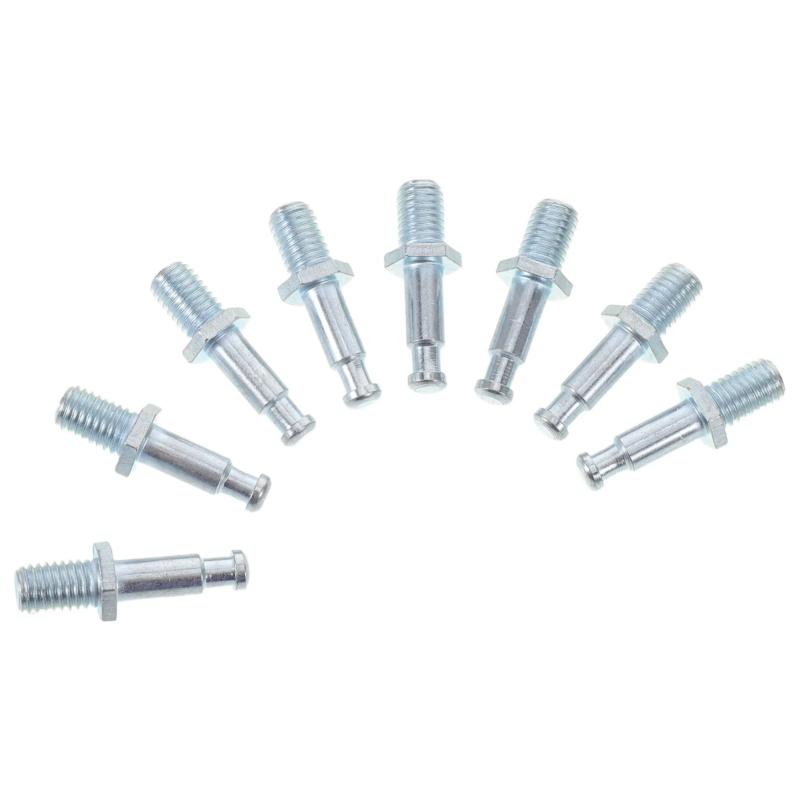 8Pcs Office Chair Caster Stem Metal Threaded Rod Heavy Duty Swivel Chair Wheels Replacement Rolling