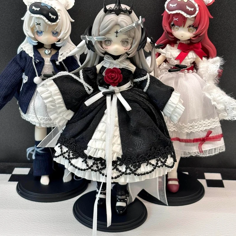 新しいメキクリエーションハートシリーズブラインドボックス 1/12 Bjd 可動アクションフィギュア人形デスクトップ装飾女の子の誕生日サプライズギフト