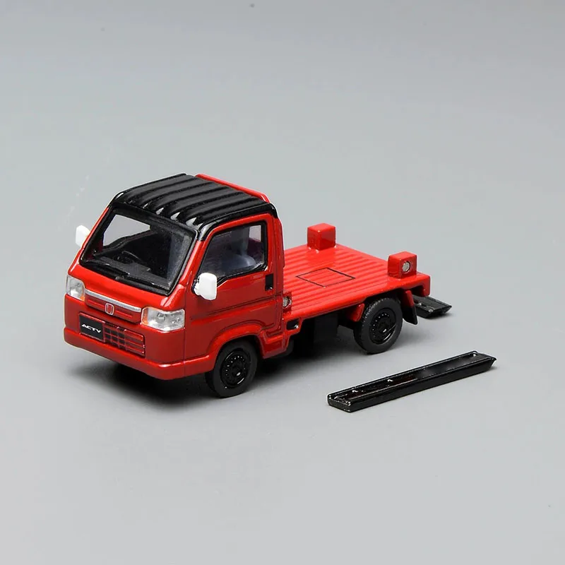 MOTORHELIX MH 1:64 ACTY vrachtwagen met afneembaar laadbakje, microtruck, model van gegoten metaal, statisch, verzamelmodel, versierd, cadeau voor feestdagen, speelgoed