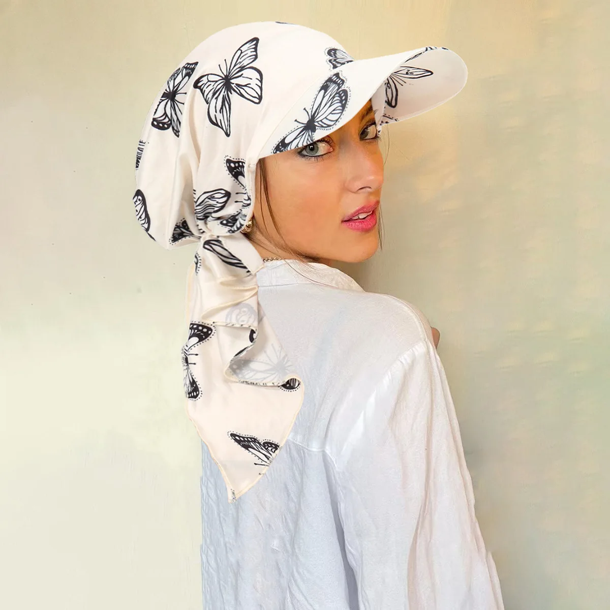 

Amazon printed brim curved hat for comfortable sun shading and versatile leisure travel, women's baseball hat for comfort