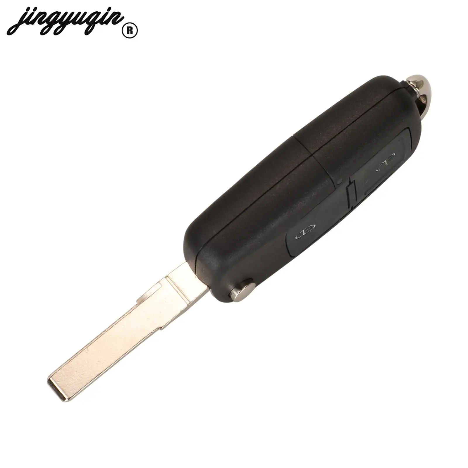 Jingyuqin 2/3/4 Tasten Für VW Volkswagen Polo Golf MK6 Tiguan Touareg 202AD 202Q Flip Remote Key Shell Auto fall HU66 Klinge Fob