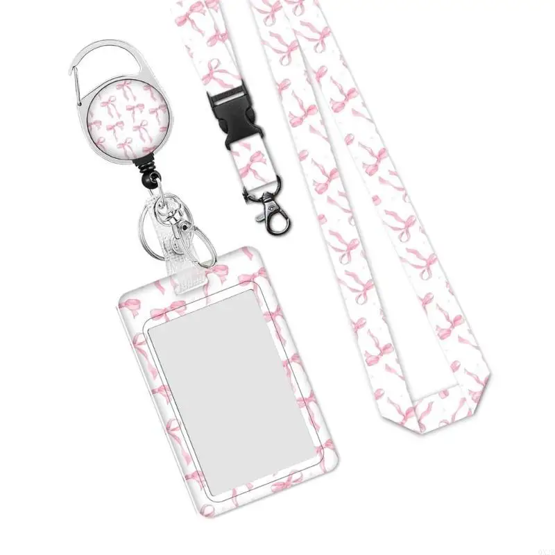 Soportista tarjetas cordones retráctiles con cordones retráctiles carrete retráctil