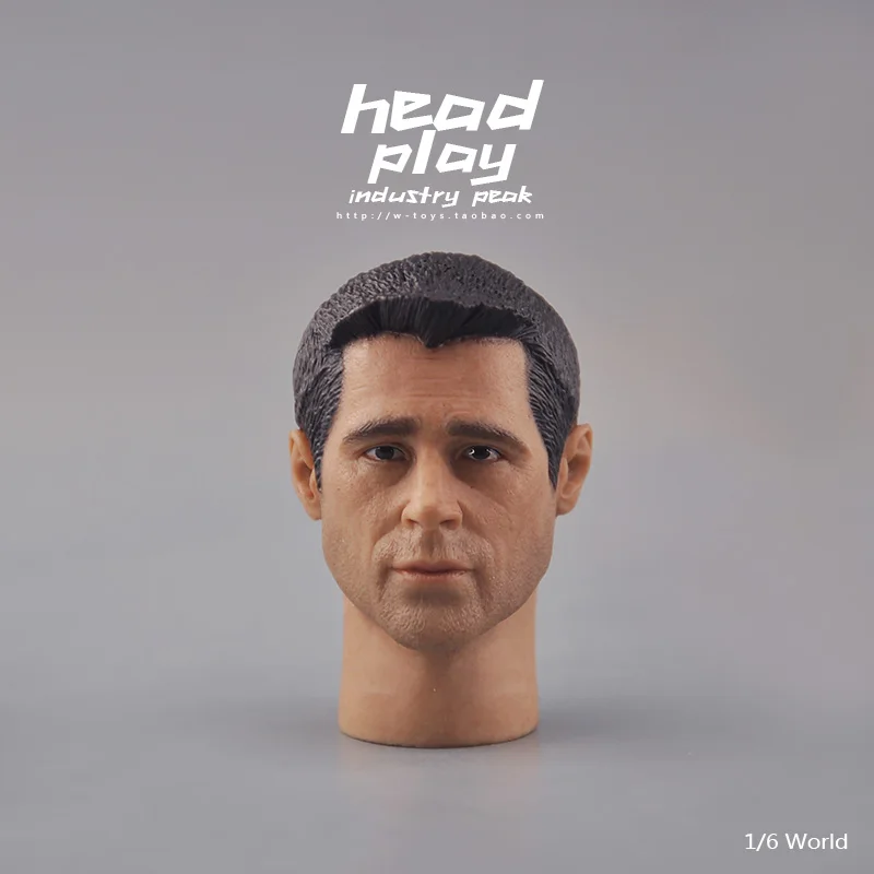 Headplay 1/6 escala colin farell cabeça esculpir pvc cabeça escultura modelo caber 12 ''soldado masculino figura de ação corpo bonecas