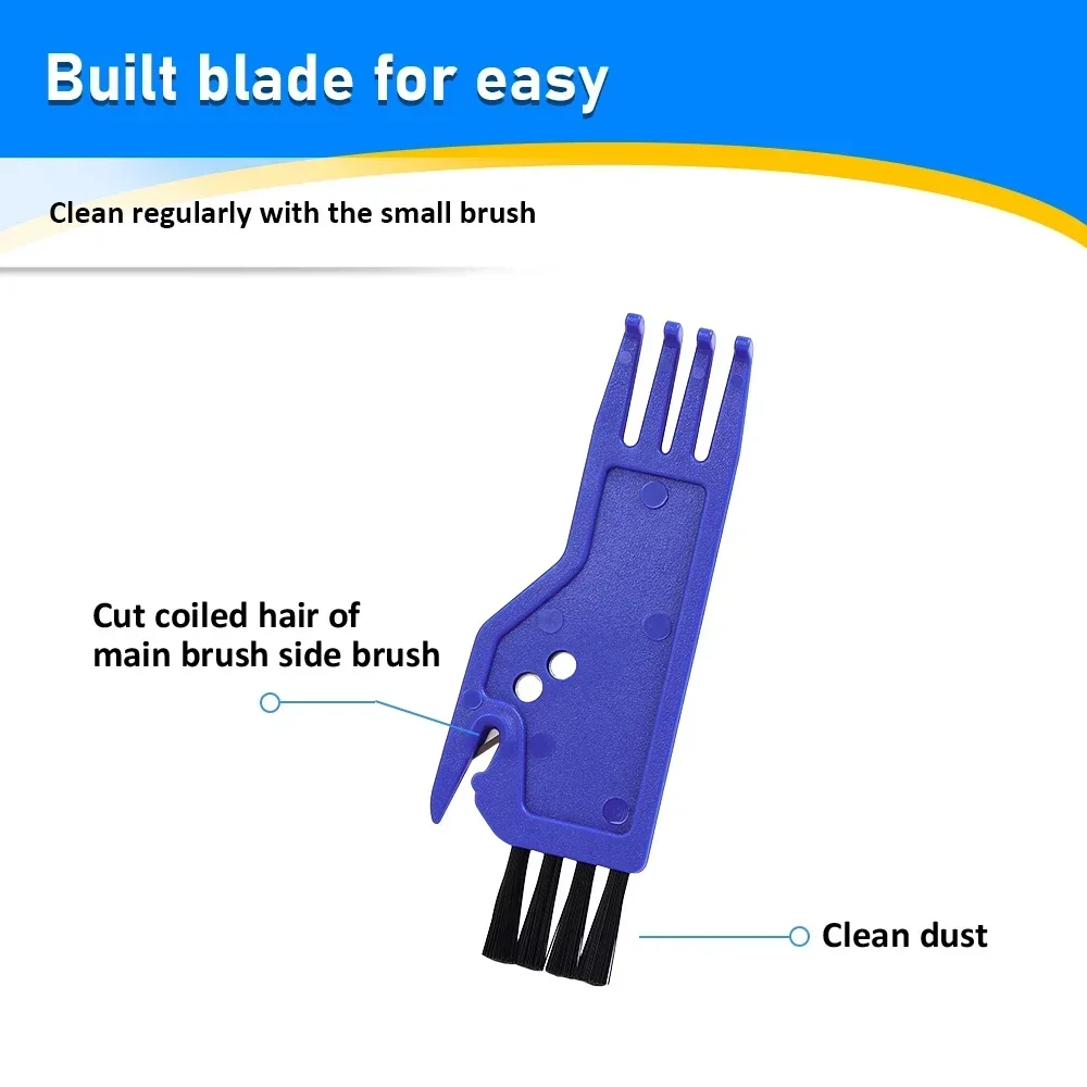 Universal Clean Brush For Xiaomi For IRobot For Conga 360 For Eufy For ILife For Ecovacs Deebot For Dreame Vacuum Accessories image 2